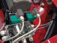 Inclination sensors ensure accurate position detection of the arm system on aerial work platforms